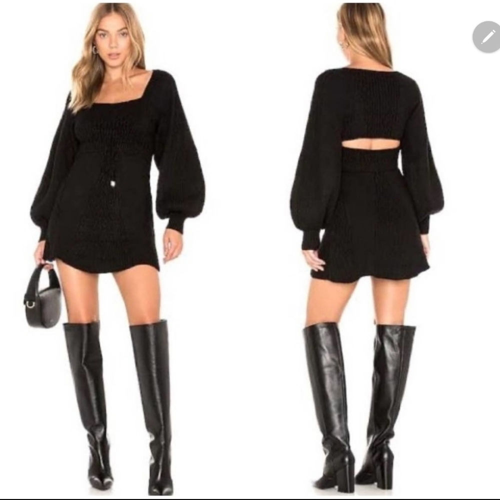 Free People Emmaline Mini Sweater Dress